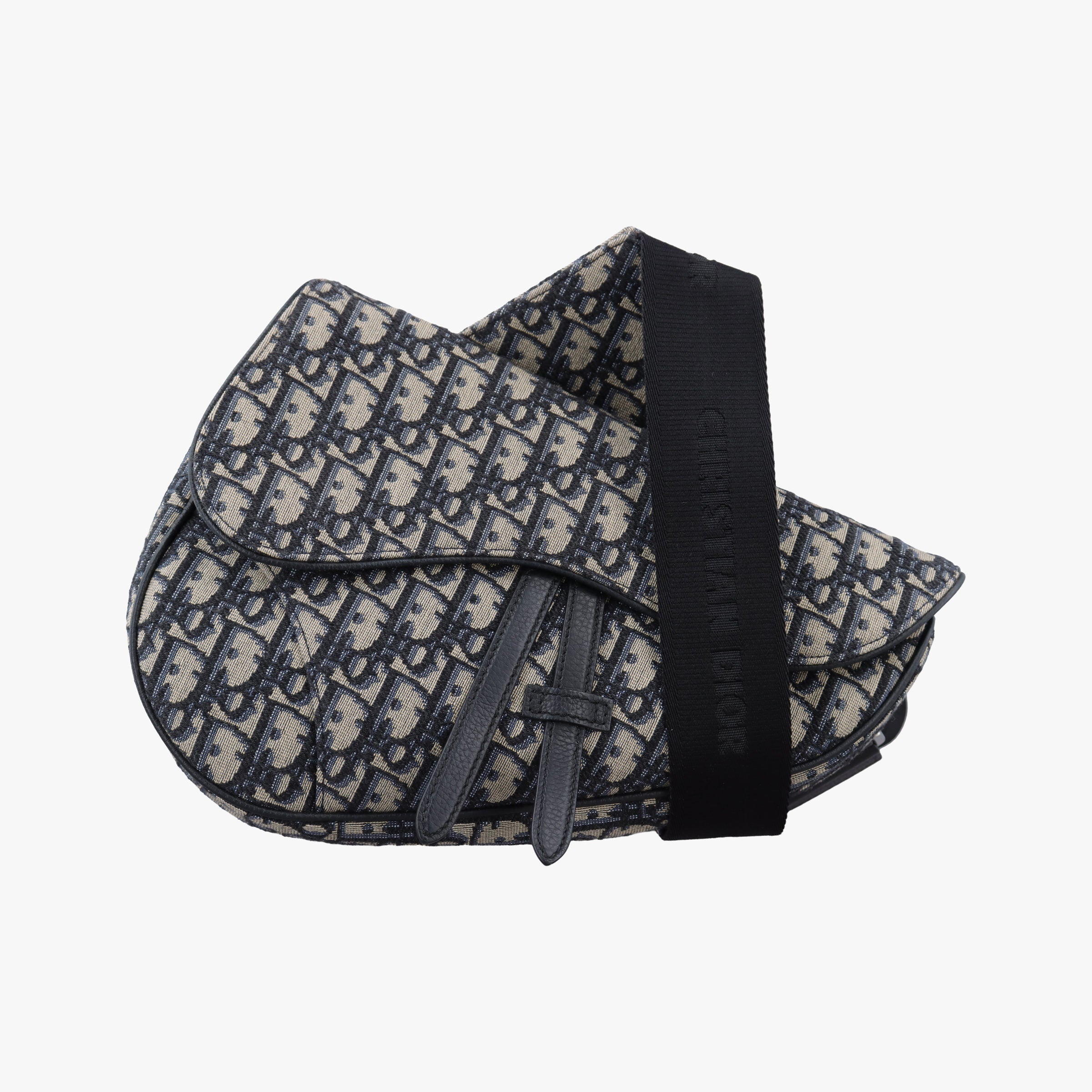 saddle Navy Jacquard×Leather 26-BO-1220サドル ネイビー ジャガード×レザー 26-BO-1220