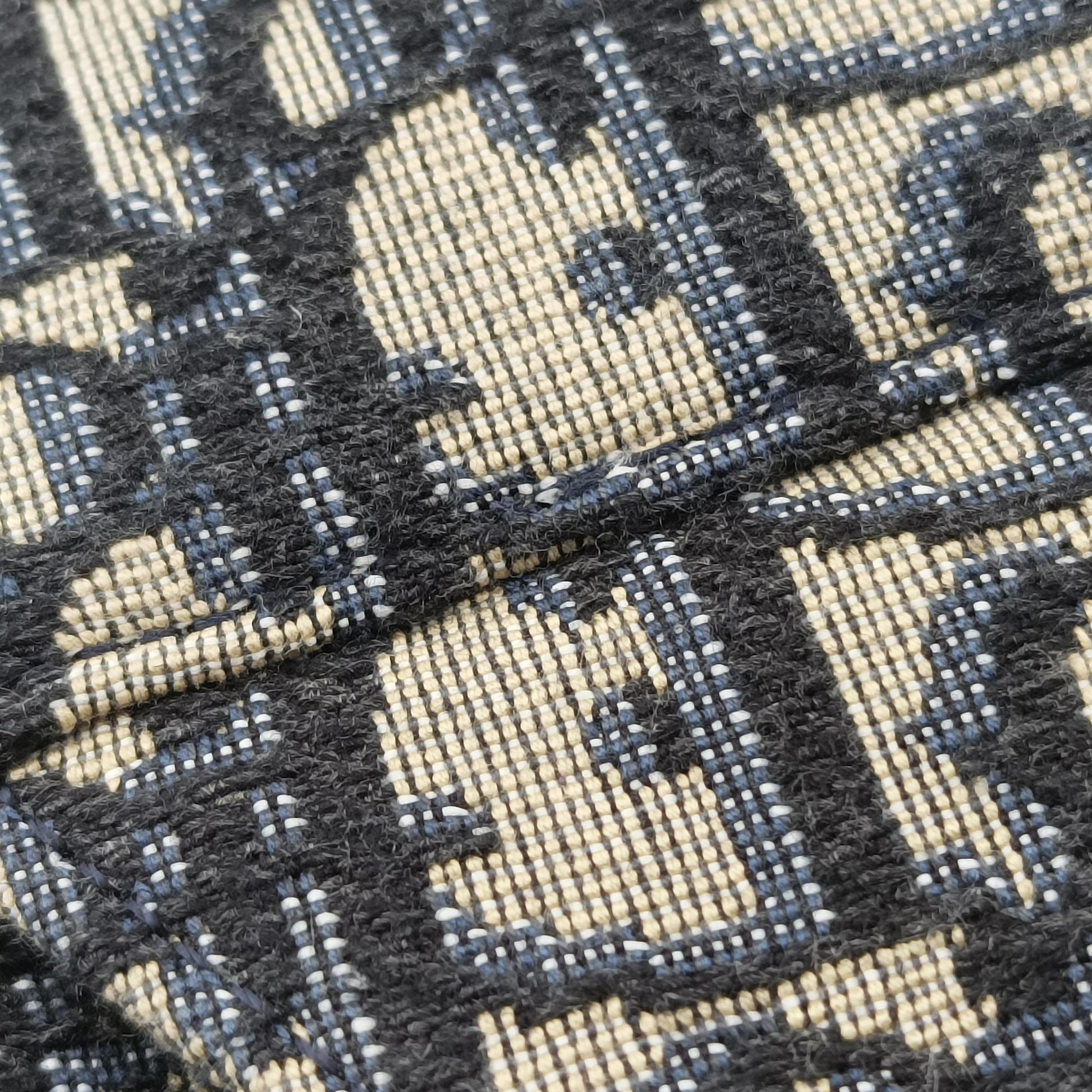 saddle Navy Jacquard×Leather 26-BO-1220サドル ネイビー ジャガード×レザー 26-BO-1220