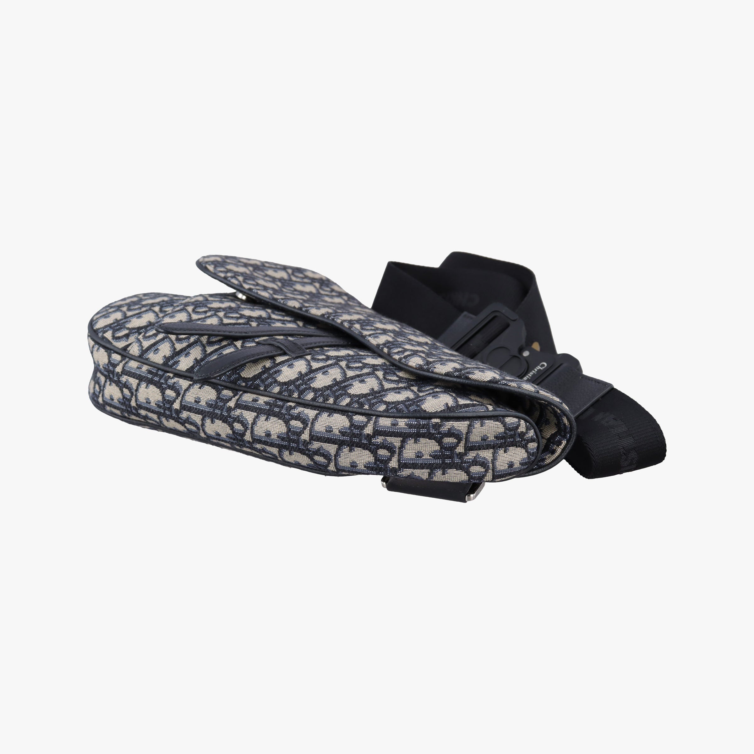 saddle Navy Jacquard×Leather 26-BO-1220サドル ネイビー ジャガード×レザー 26-BO-1220