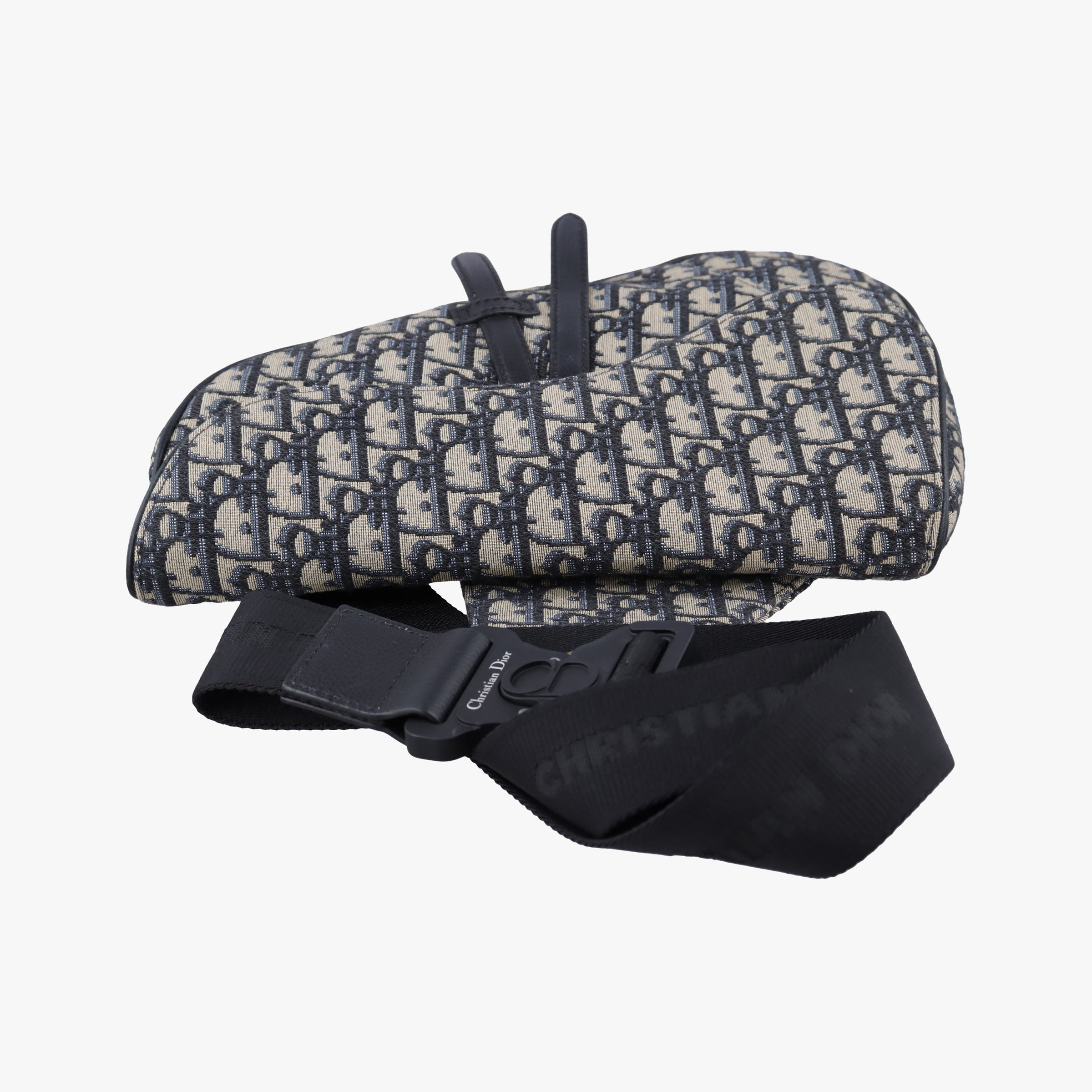 saddle Navy Jacquard×Leather 26-BO-1220サドル ネイビー ジャガード×レザー 26-BO-1220