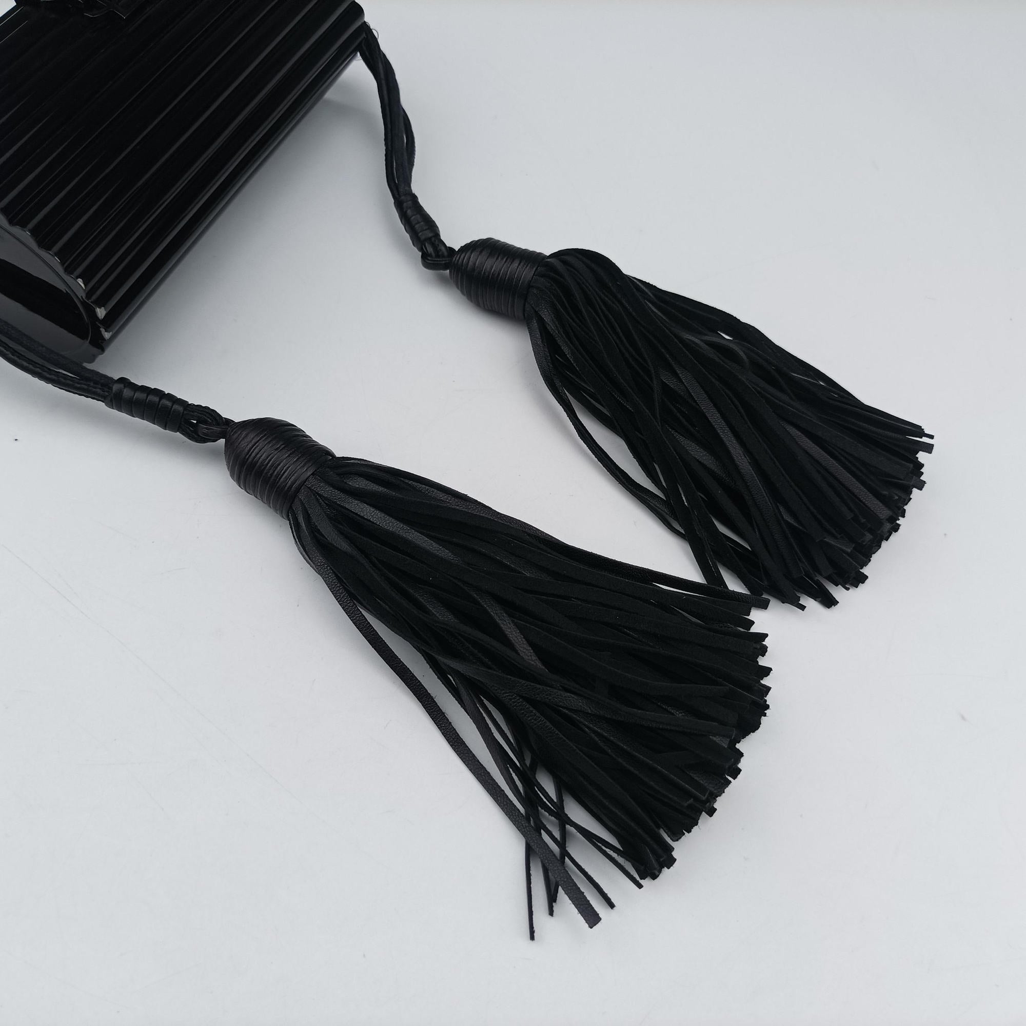 Fringe Monogram Opium Box Black Plexiglass 418523 ART418523.0316フリンジモノグラムオピウムボックス ブラック プレキシガラス 418523 ART418523.0316