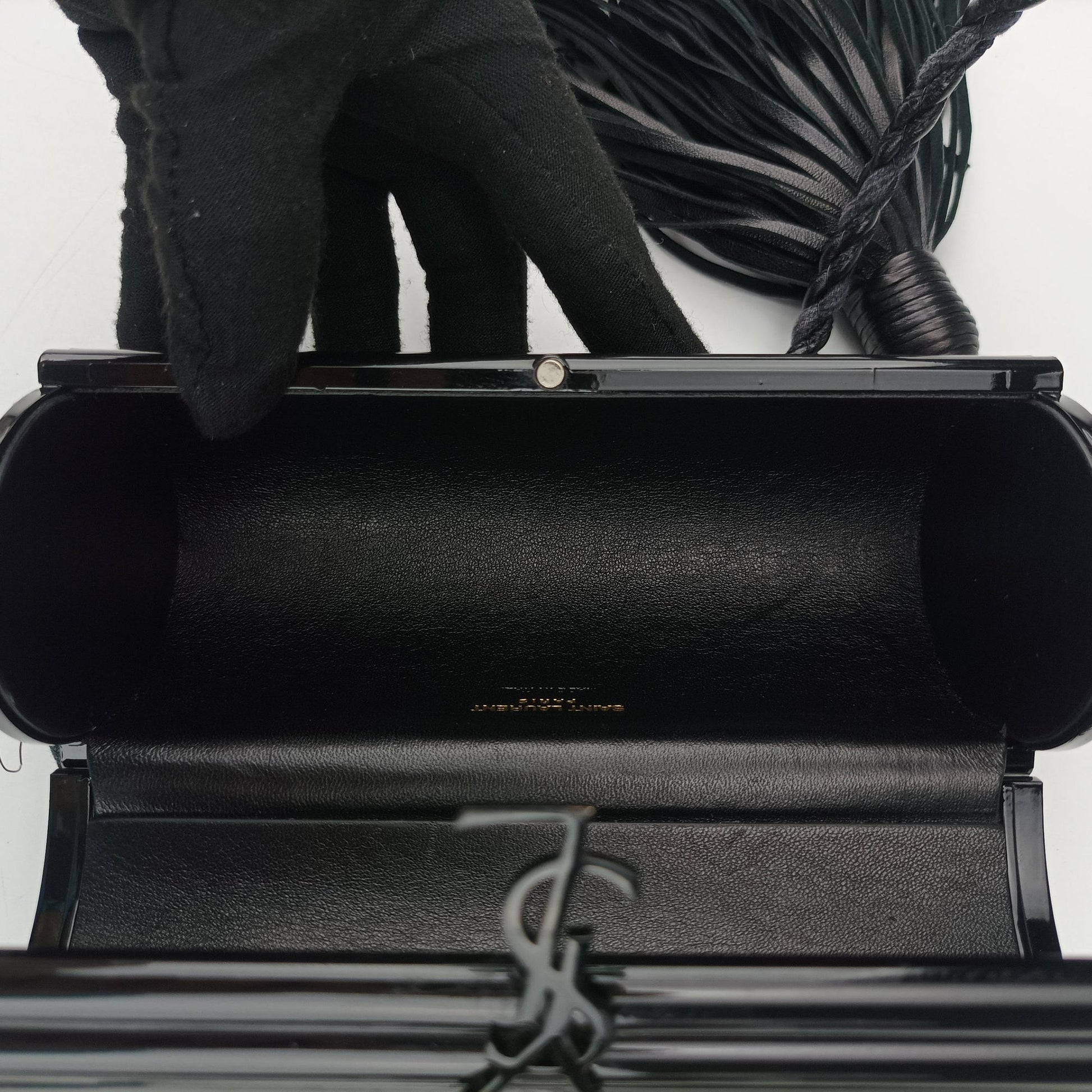 Fringe Monogram Opium Box Black Plexiglass 418523 ART418523.0316フリンジモノグラムオピウムボックス ブラック プレキシガラス 418523 ART418523.0316