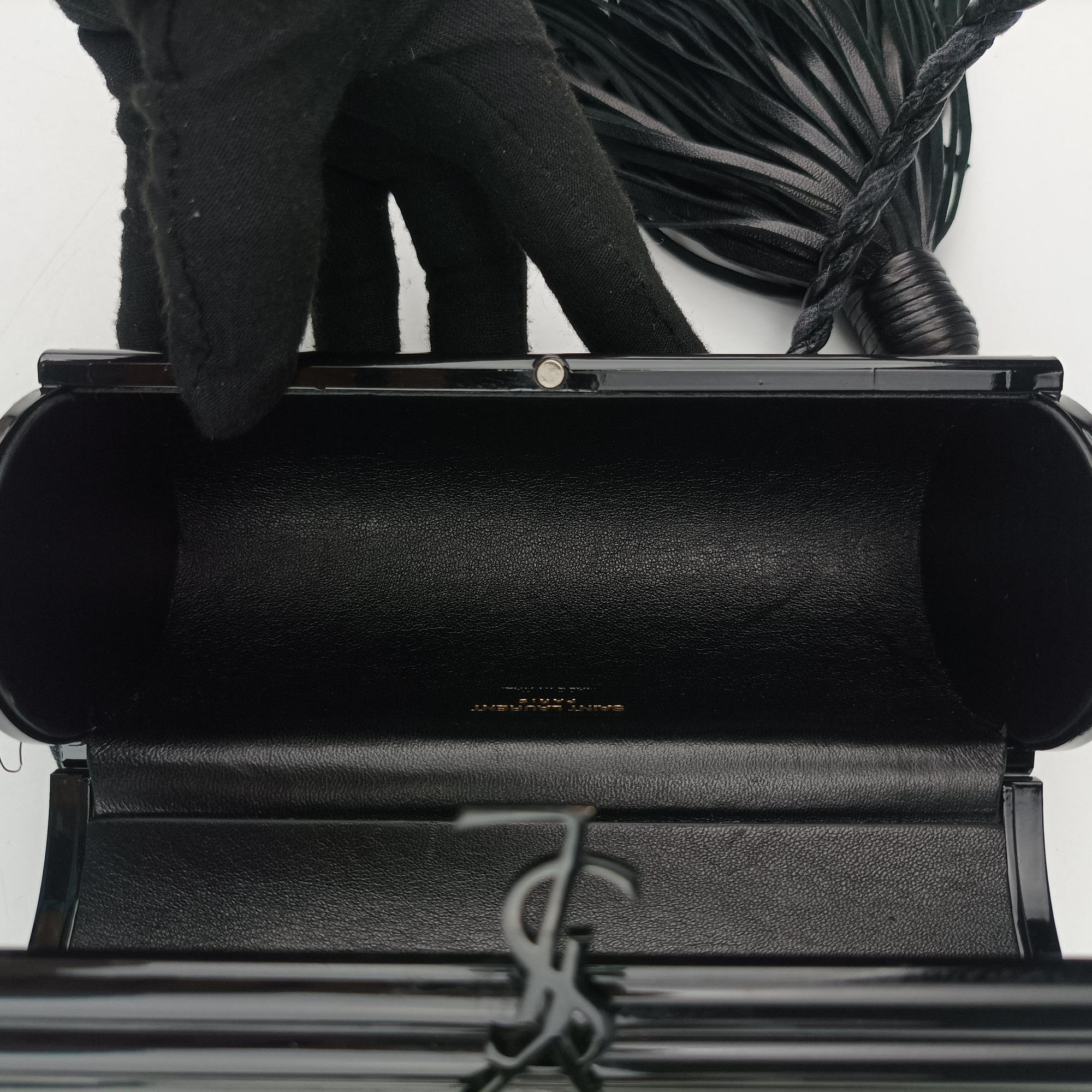Fringe Monogram Opium Box Black Plexiglass 418523 ART418523.0316フリンジモノグラムオピウムボックス ブラック プレキシガラス 418523 ART418523.0316