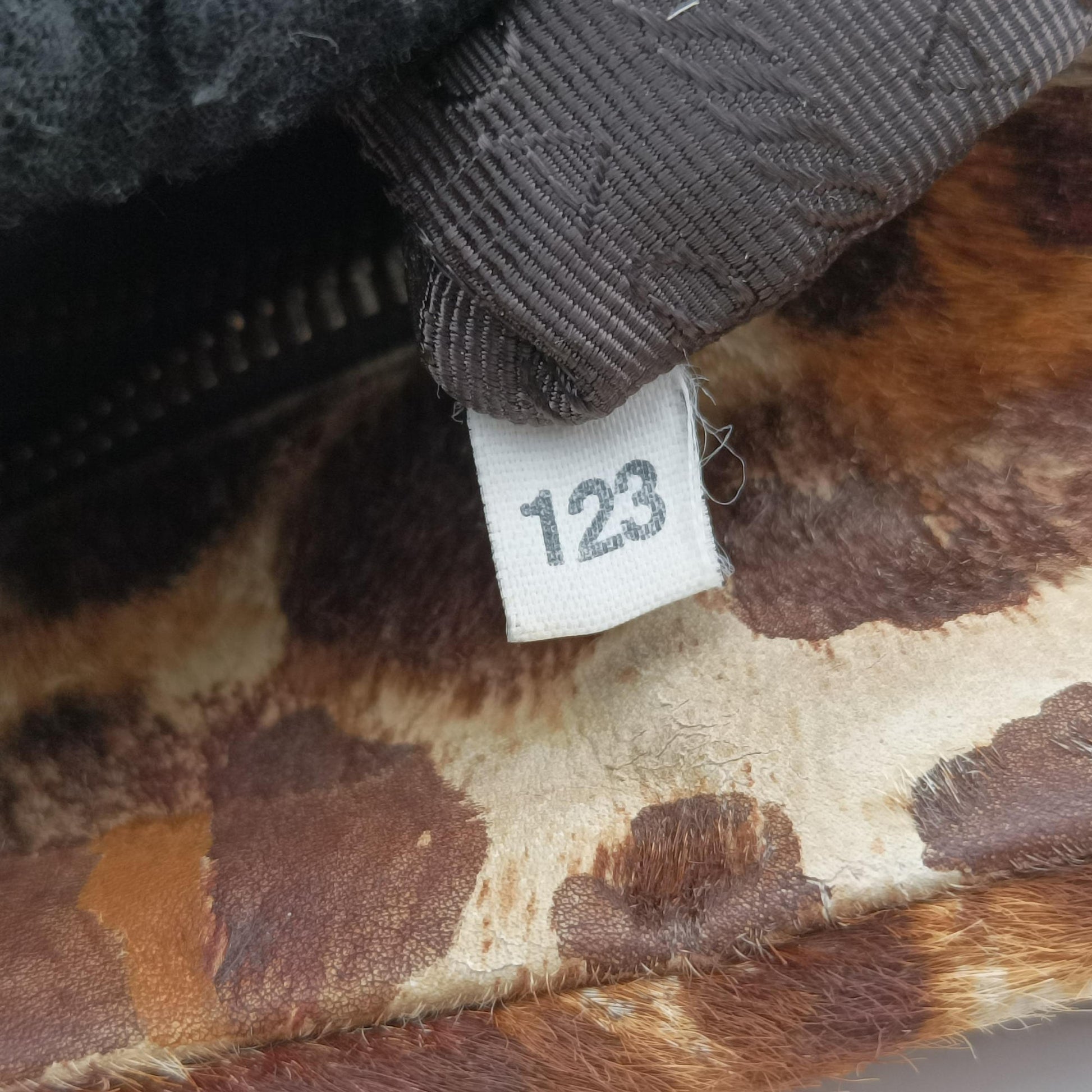 Leopard print Multicolour ponyhair　 123ヒョウ柄レオバード マルチカラー ハラコ 123