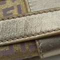 Zucchino turn lock golden×Multicolour canvas×leather 8BR429 2354/8BR429/MXK/058ズッキーノ ターンロック ゴールド×マルチカラー キャンバス×レザー 8BR429 2354/8BR429/MXK/058