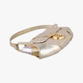 Zucchino turn lock golden×Multicolour canvas×leather 8BR429 2354/8BR429/MXK/058ズッキーノ ターンロック ゴールド×マルチカラー キャンバス×レザー 8BR429 2354/8BR429/MXK/058