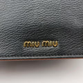 Miu Lady Black Leather 235ミュウレディ ブラック レザー 235