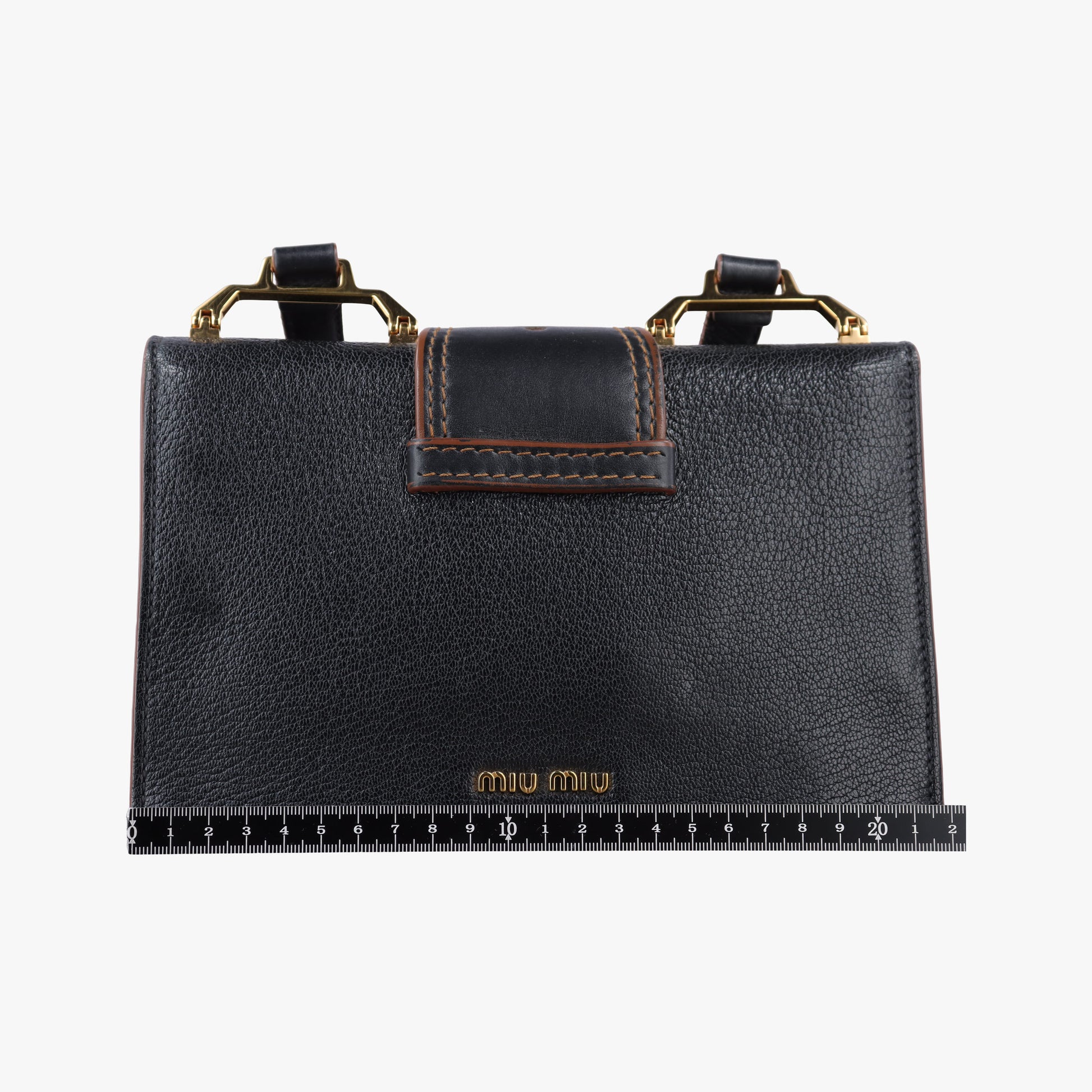 Miu Lady Black Leather 235ミュウレディ ブラック レザー 235