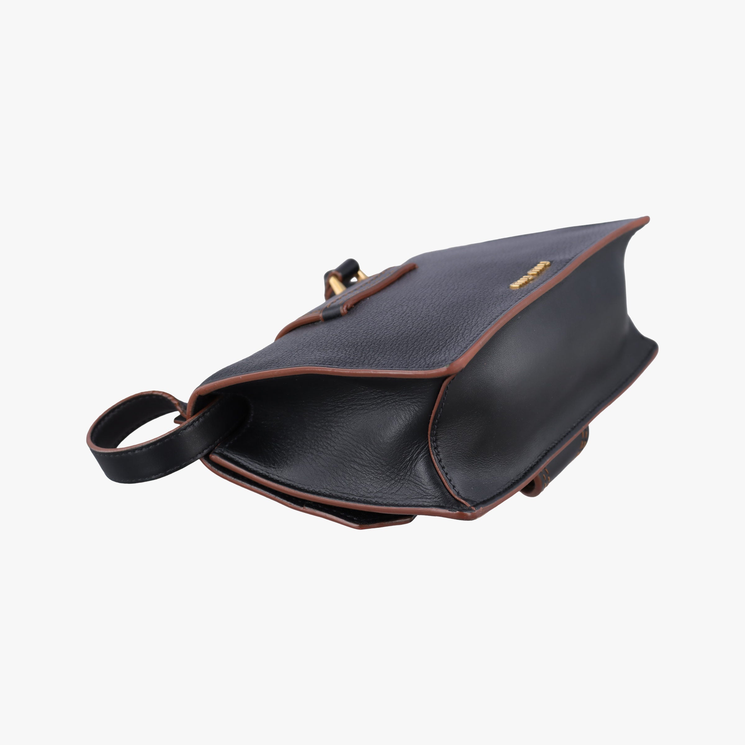 Miu Lady Black Leather 235ミュウレディ ブラック レザー 235