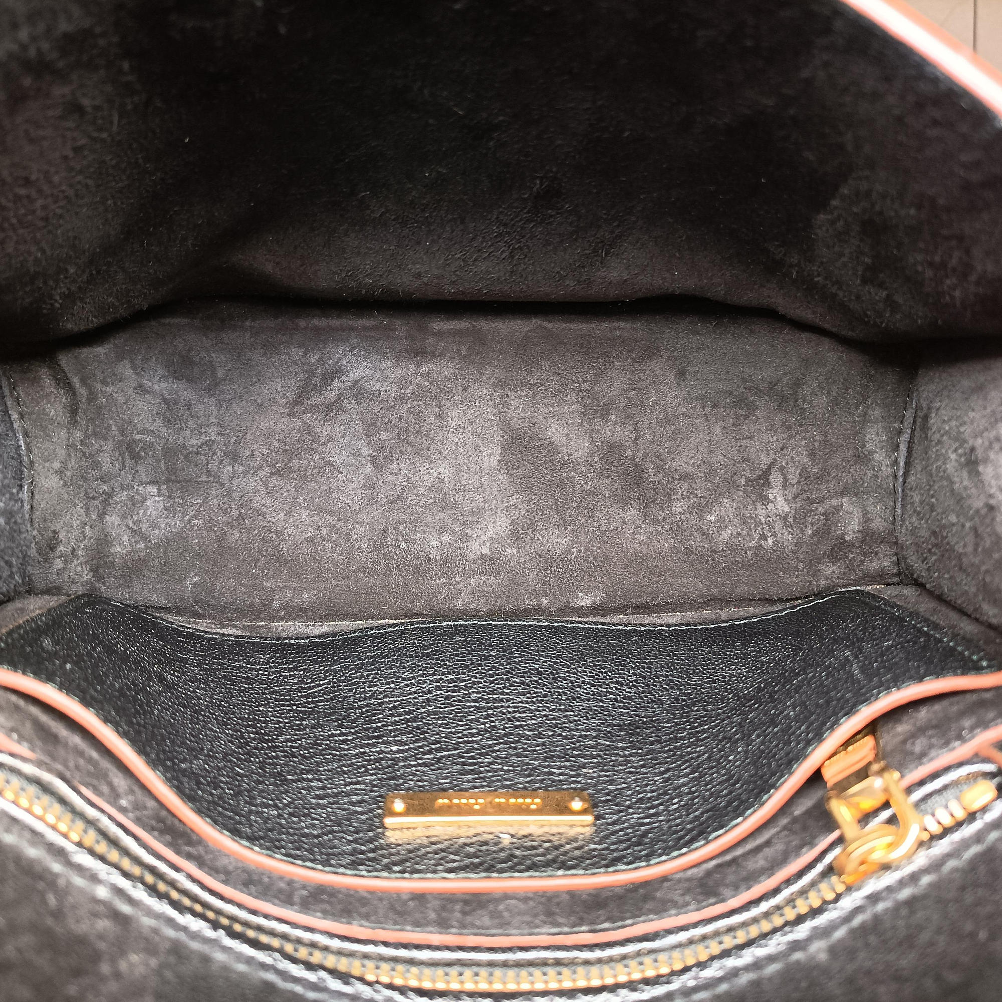 Miu Lady Black Leather 235ミュウレディ ブラック レザー 235