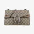 Pre-owned Gucci Dionysus Beige×Brown PVC coated canvas × suede 400249 shoulderbag | stylenewstar