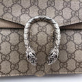 Pre-owned Gucci Dionysus Beige×Brown PVC coated canvas × suede 400249 shoulderbag | stylenewstar