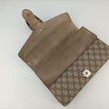 Pre-owned Gucci Dionysus Beige×Brown PVC coated canvas × suede 400249 shoulderbag | stylenewstar