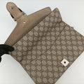 Pre-owned Gucci Dionysus Beige×Brown PVC coated canvas × suede 400249 shoulderbag | stylenewstar