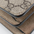 Pre-owned Gucci Dionysus Beige×Brown PVC coated canvas × suede 400249 shoulderbag | stylenewstar