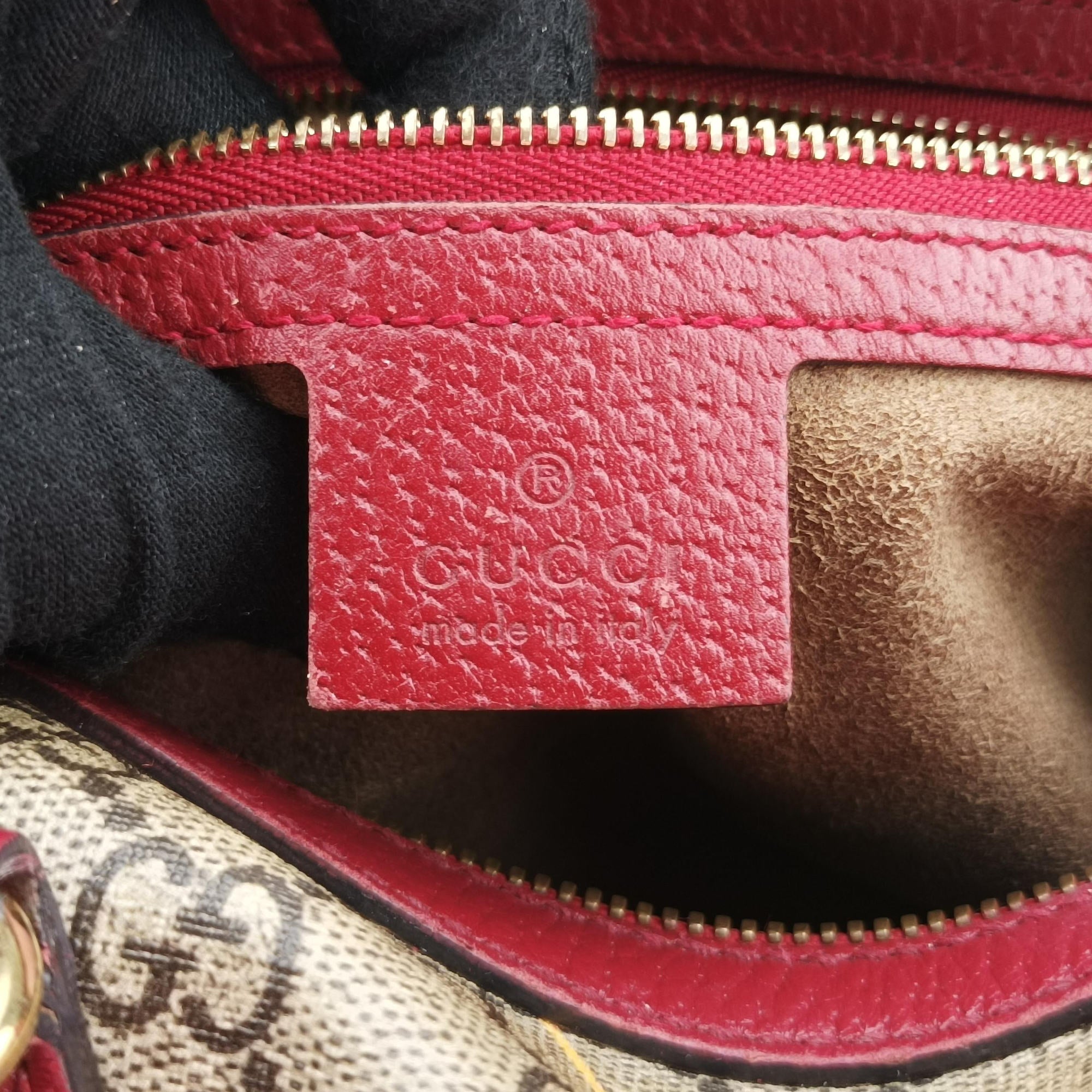 GG SUPREME beige×Multicolour PVC coated canvas×Leather 409529 F020298355GGスプリーム ベージュ×マルチカラー PVCコーティングキャンバス×レザー 409529 F020298355