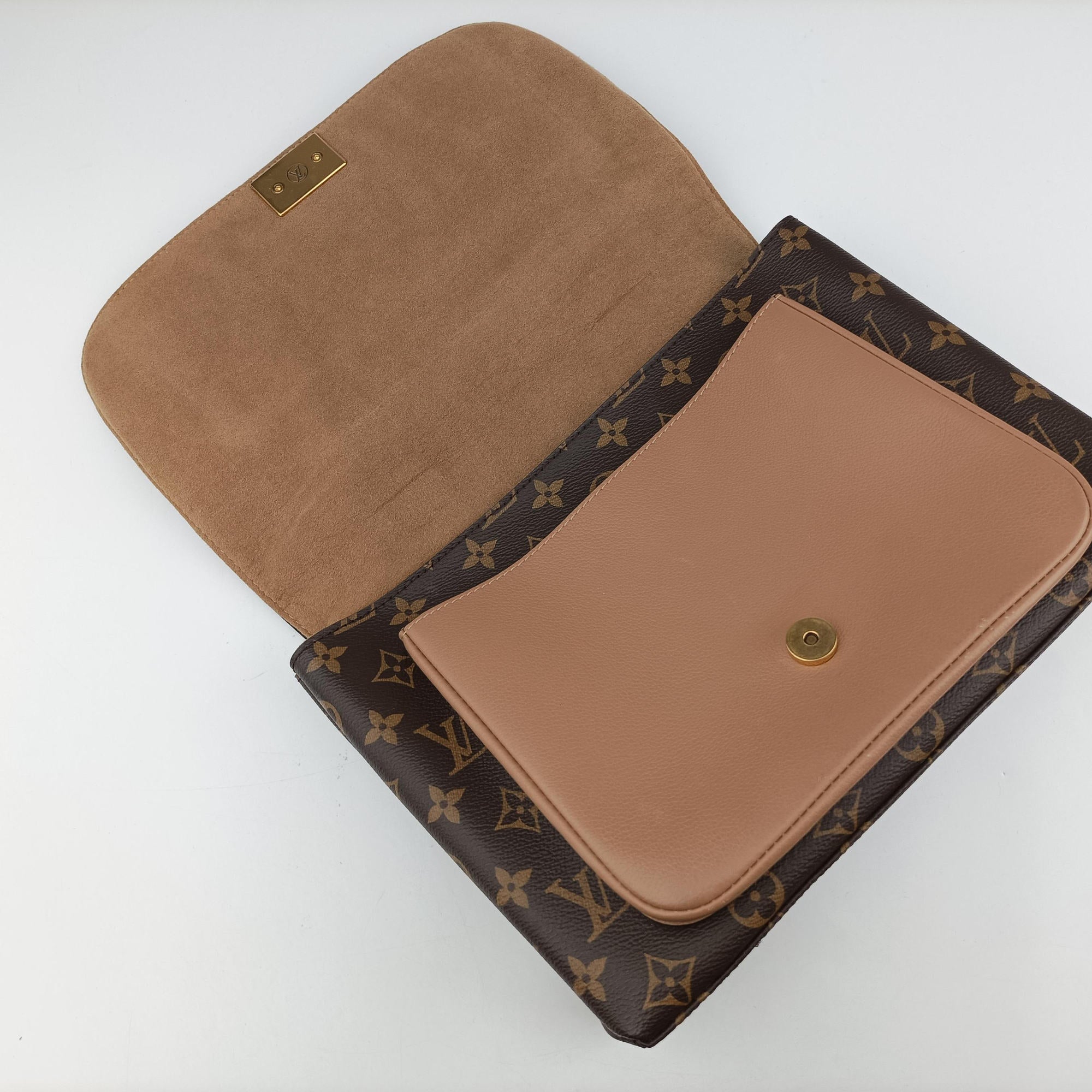 MARIGNAN brown×SESAME Monogram Canvas×calf leather M44544 FL2128 IC Chipマリニャン モノグラム/ブラウン×セサミ モノグラムキャンバス×カーフレザー M44544 FL2128 ICチップ