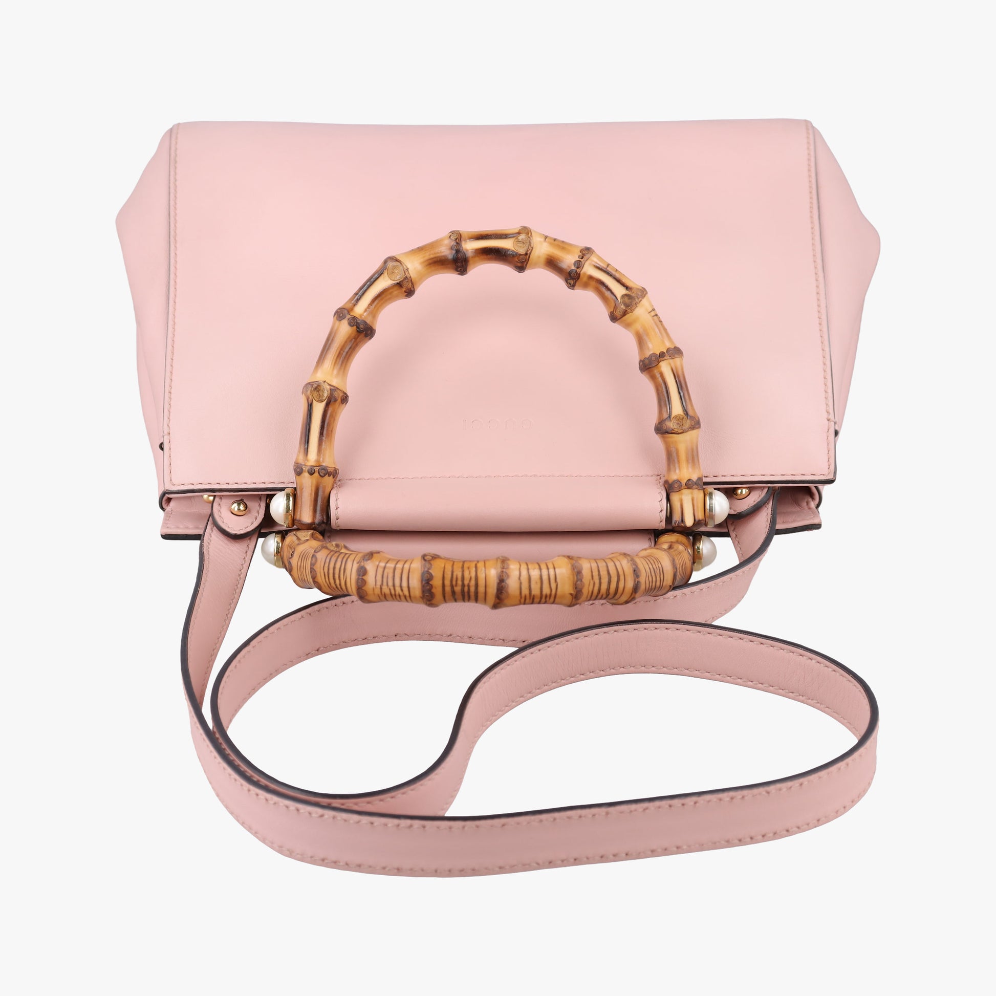 Bamboo Nymphaea Pink Leather 453767 E020711722バンブーニムフェア ピンク レザー 453767 E020711722