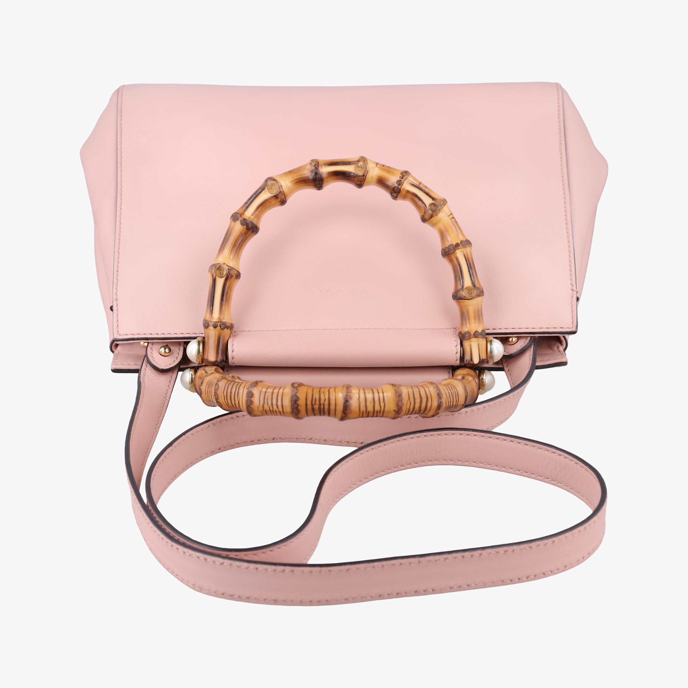 Bamboo Nymphaea Pink Leather 453767 E020711722バンブーニムフェア ピンク レザー 453767 E020711722