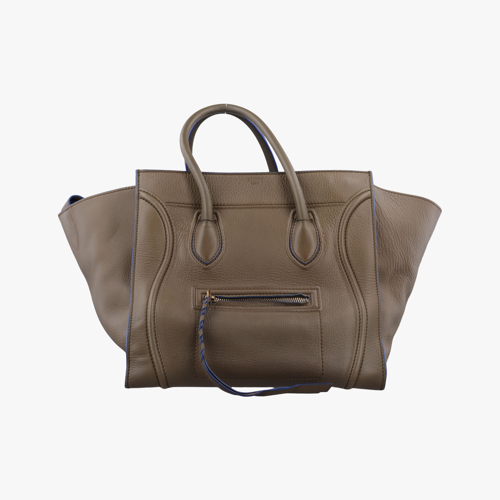 Luggage Small Square Phantom Brown Leather F-TB-0142ラゲージスモールスクエアファントム ブラウン レザー F-TB-0142