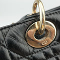 Lady Dior Black lambskin 16-BO-0123レディディオール ブラック ラムスキン 16-BO-0123