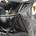 Lady Dior Black lambskin 16-BO-0123レディディオール ブラック ラムスキン 16-BO-0123