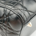 Lady Dior Black lambskin 16-BO-0123レディディオール ブラック ラムスキン 16-BO-0123