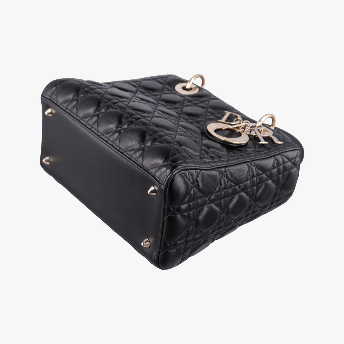 Lady Dior Black lambskin 16-BO-0123レディディオール ブラック ラムスキン 16-BO-0123