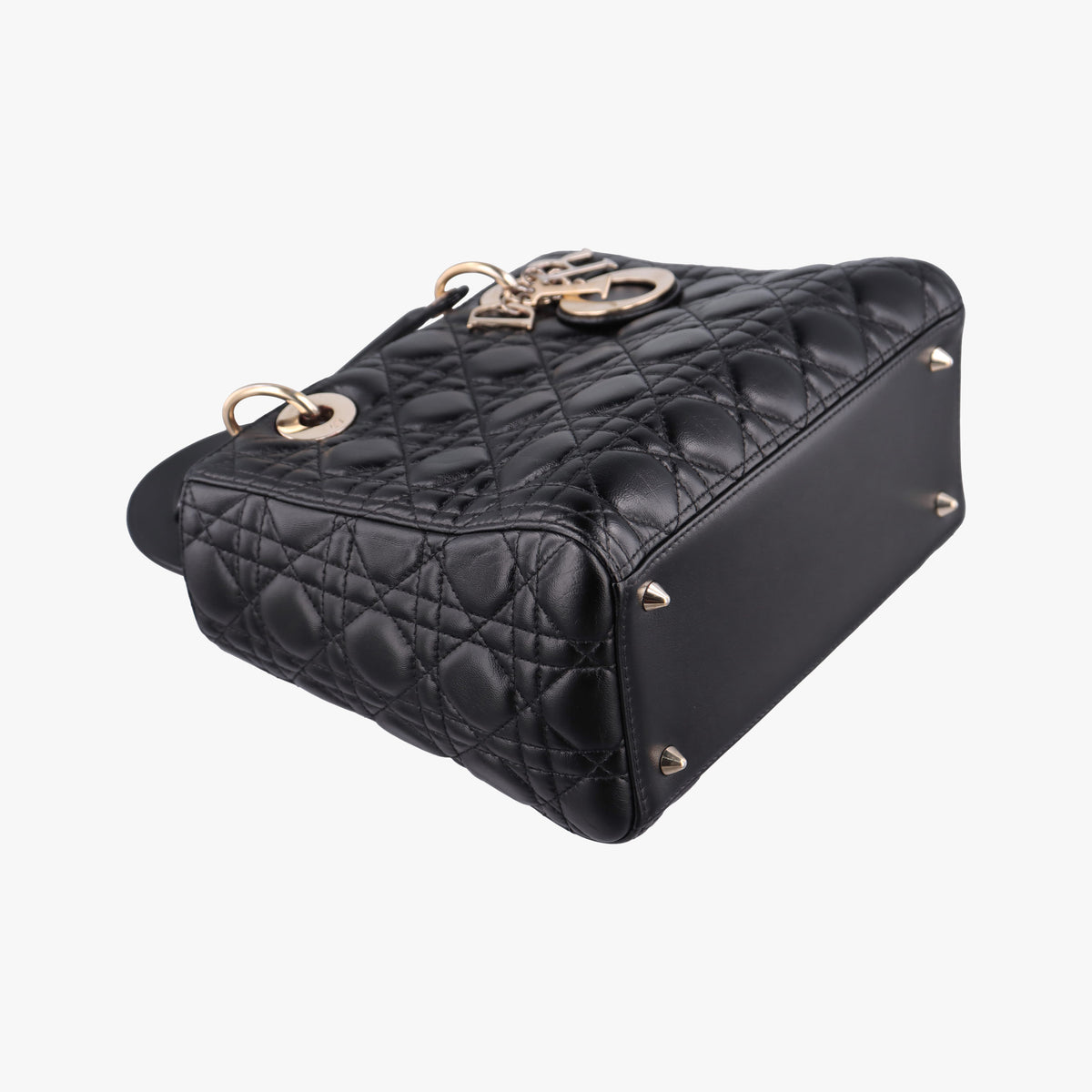 Lady Dior Black lambskin 16-BO-0123レディディオール ブラック ラムスキン 16-BO-0123