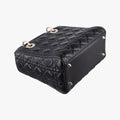 Lady Dior Black lambskin 16-BO-0123レディディオール ブラック ラムスキン 16-BO-0123