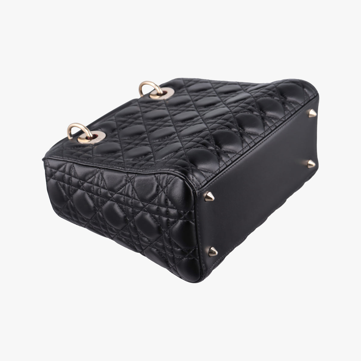 Lady Dior Black lambskin 16-BO-0123レディディオール ブラック ラムスキン 16-BO-0123