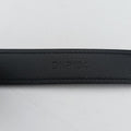 Logo belt Black leather DNP104ロゴベルト ブラック レザー DNP104