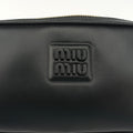 Logo belt Black leather DNP104ロゴベルト ブラック レザー DNP104