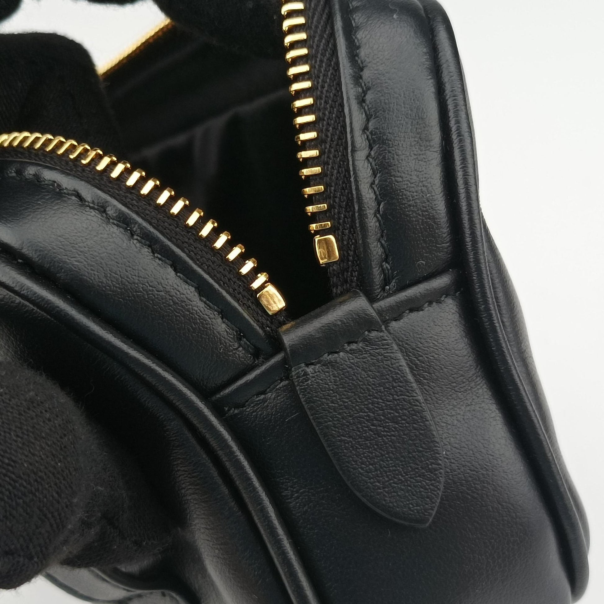 Logo belt Black leather DNP104ロゴベルト ブラック レザー DNP104