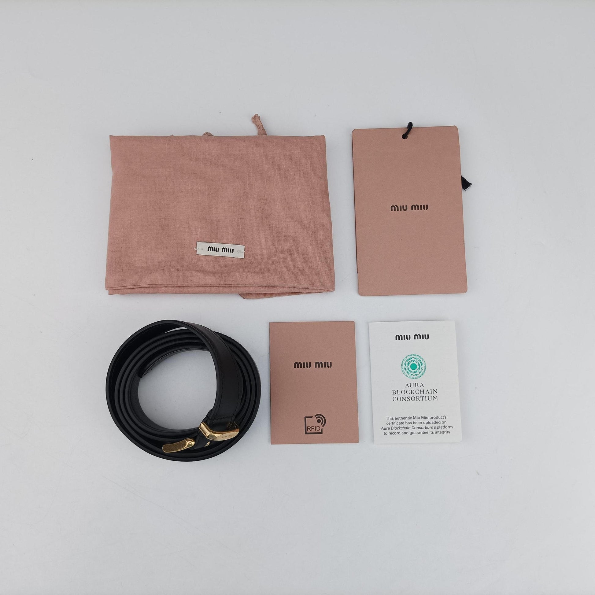 Logo belt Black leather DNP104ロゴベルト ブラック レザー DNP104
