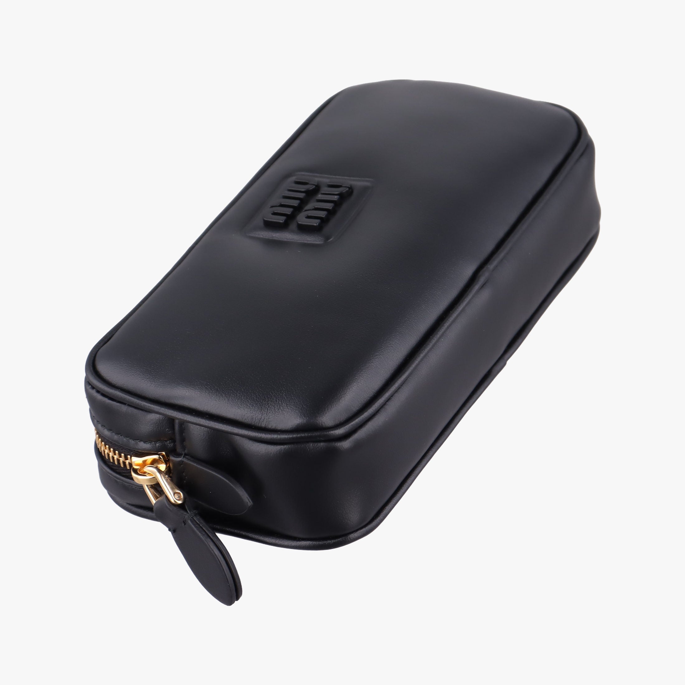 Logo belt Black leather DNP104ロゴベルト ブラック レザー DNP104