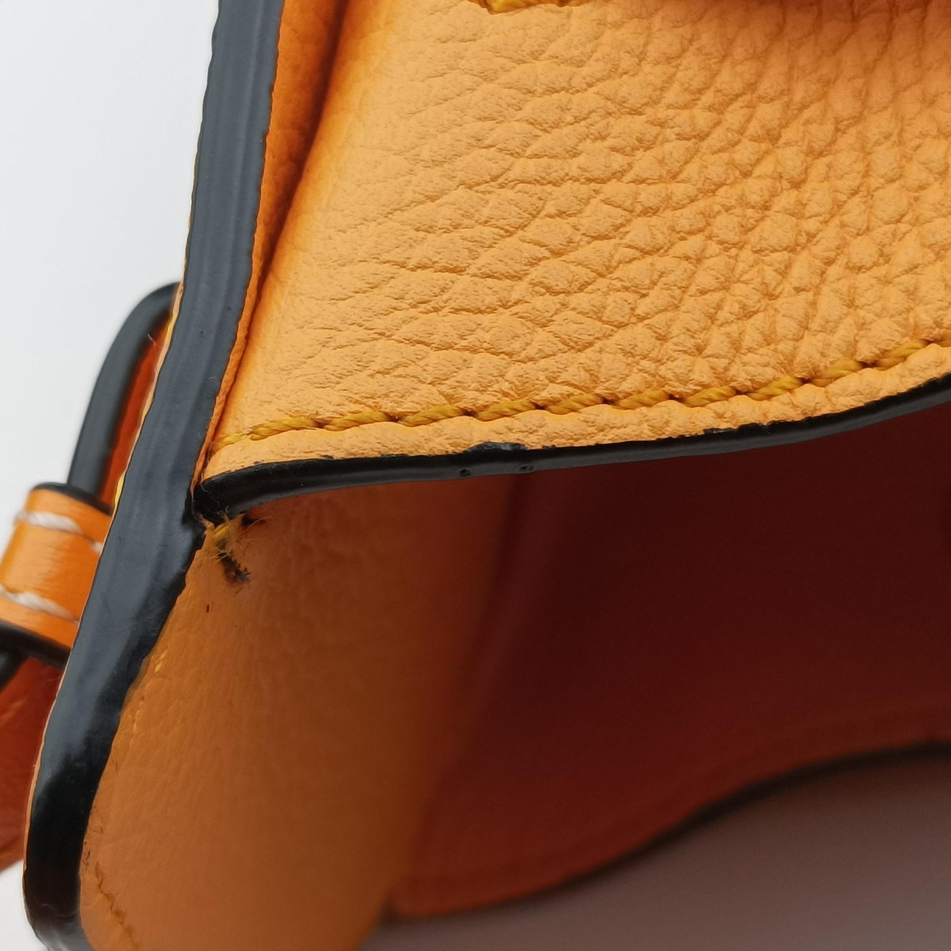 Hammock Drawstring Mini Orange Leather 061846ハンモックドローストリング　ミニ オレンジ レザー 061846