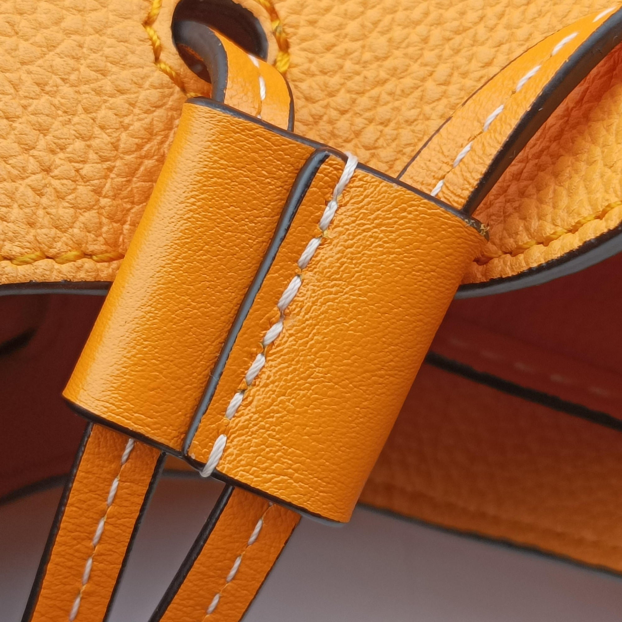 Hammock Drawstring Mini Orange Leather 061846ハンモックドローストリング　ミニ オレンジ レザー 061846