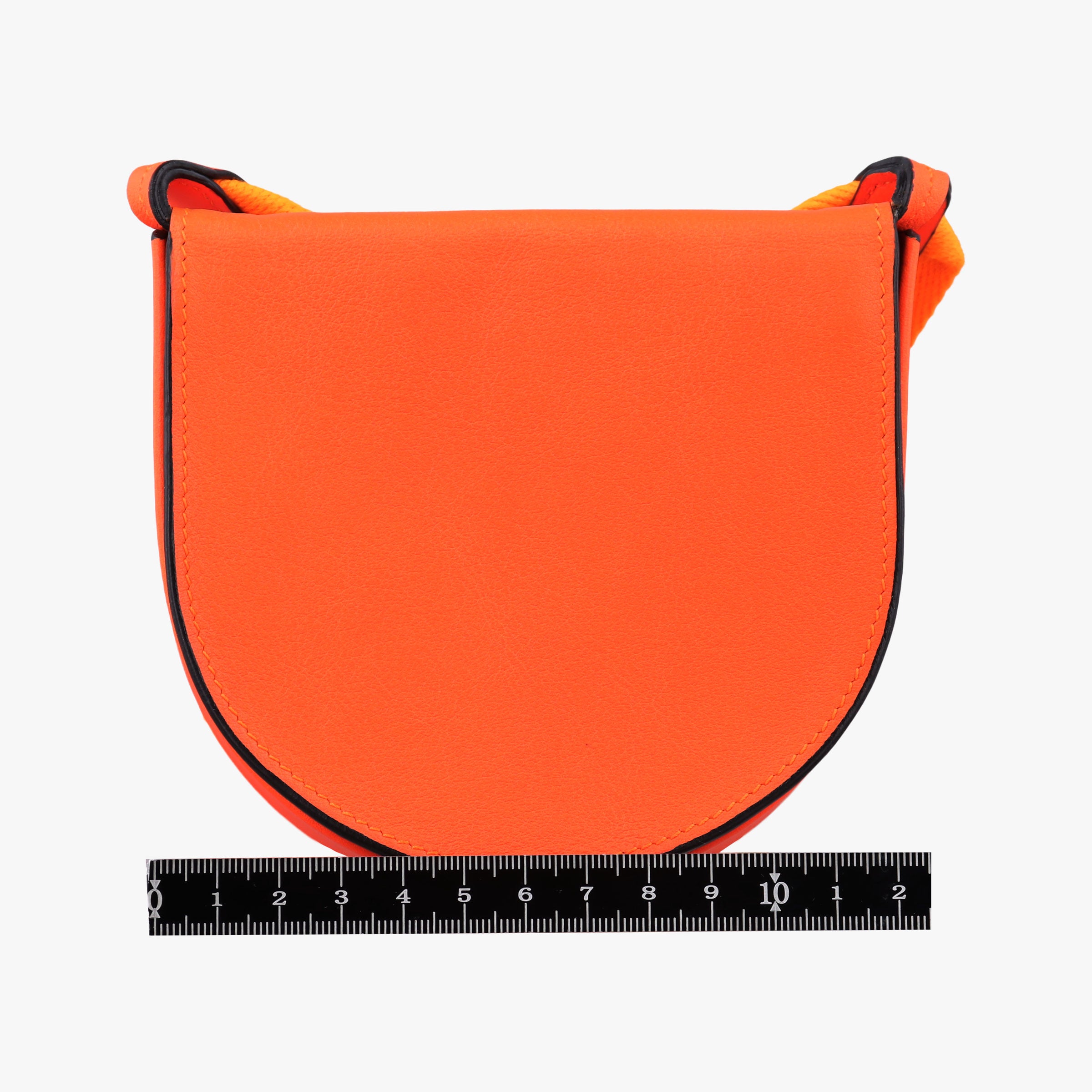 Heel Pouch mini Orange Leather 102011ヒールポーチミニ オレンジ レザー 102011