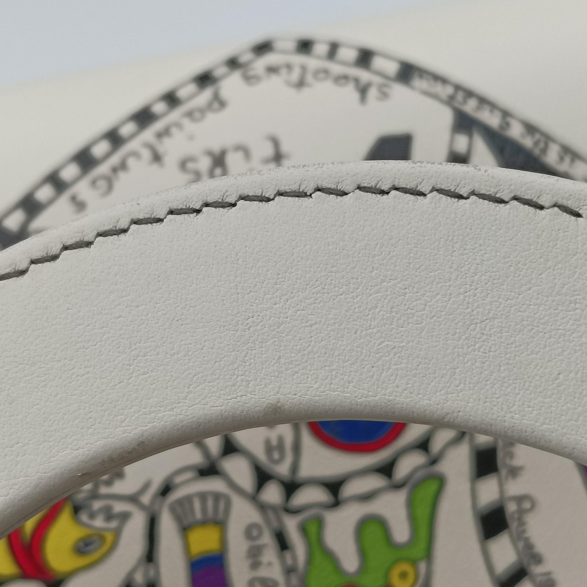Niki de Saint Phalle Lady Dior White×Multicolour Leather 01-BO-0118ニキ ドゥ サンファル レディ ディオール ホワイト×マルチカラー レザー 01-BO-0118