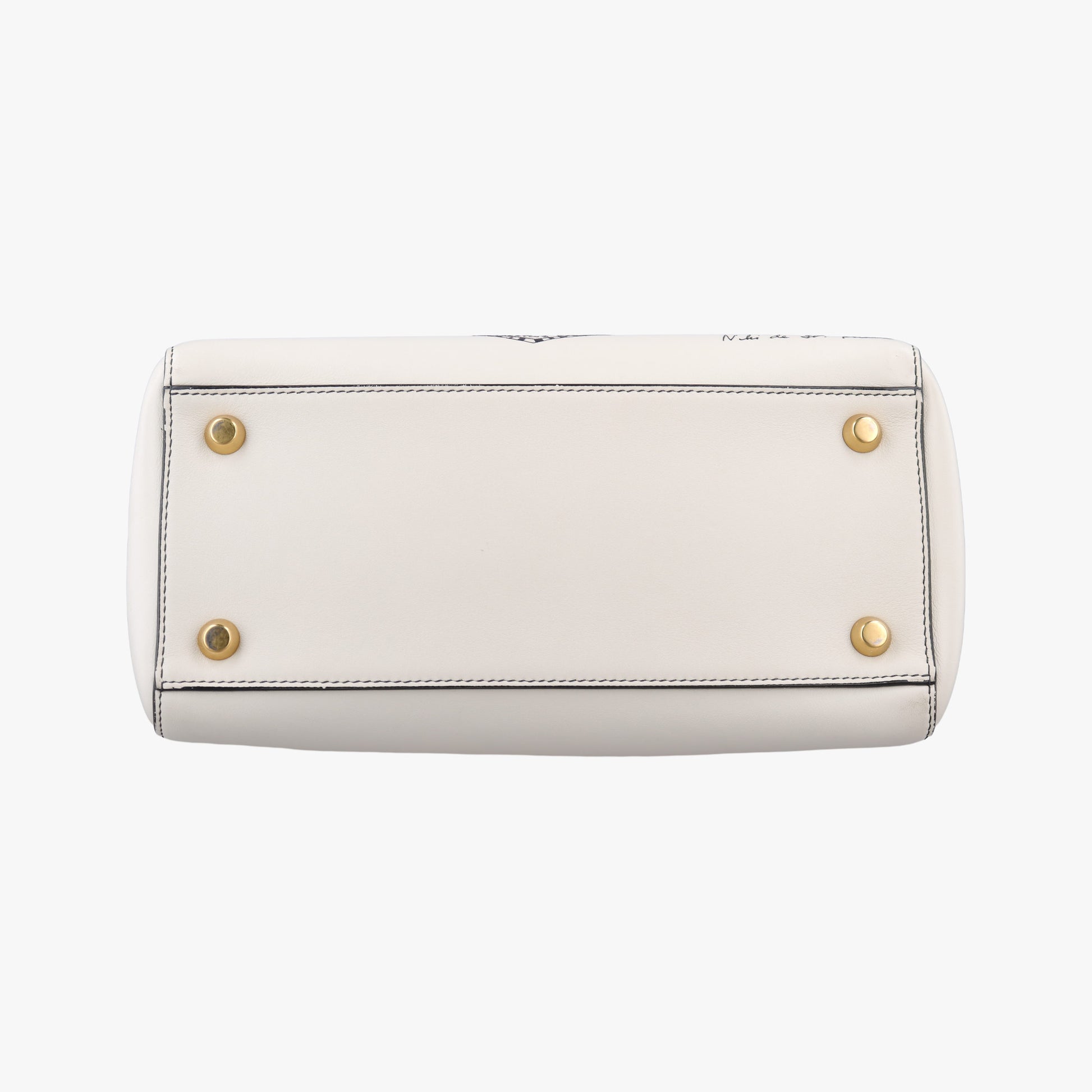 Niki de Saint Phalle Lady Dior White×Multicolour Leather 01-BO-0118ニキ ドゥ サンファル レディ ディオール ホワイト×マルチカラー レザー 01-BO-0118