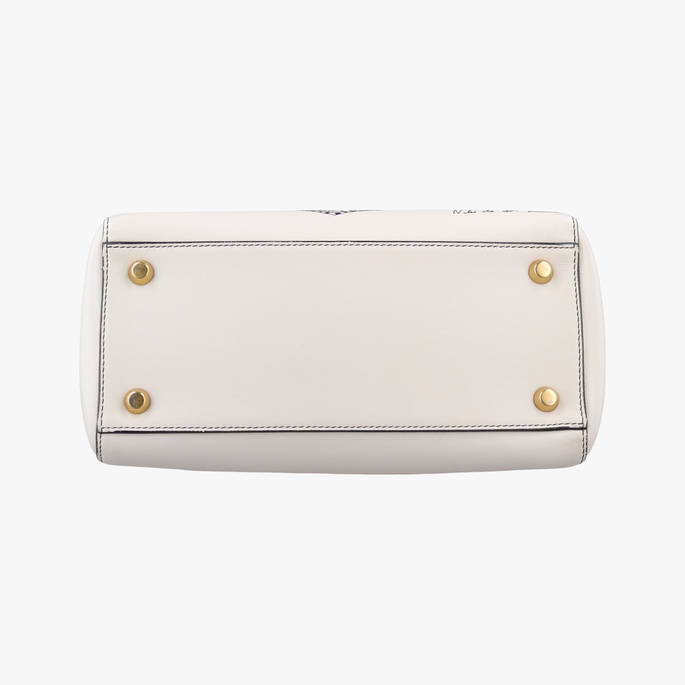 Niki de Saint Phalle Lady Dior White×Multicolour Leather 01-BO-0118ニキ ドゥ サンファル レディ ディオール ホワイト×マルチカラー レザー 01-BO-0118
