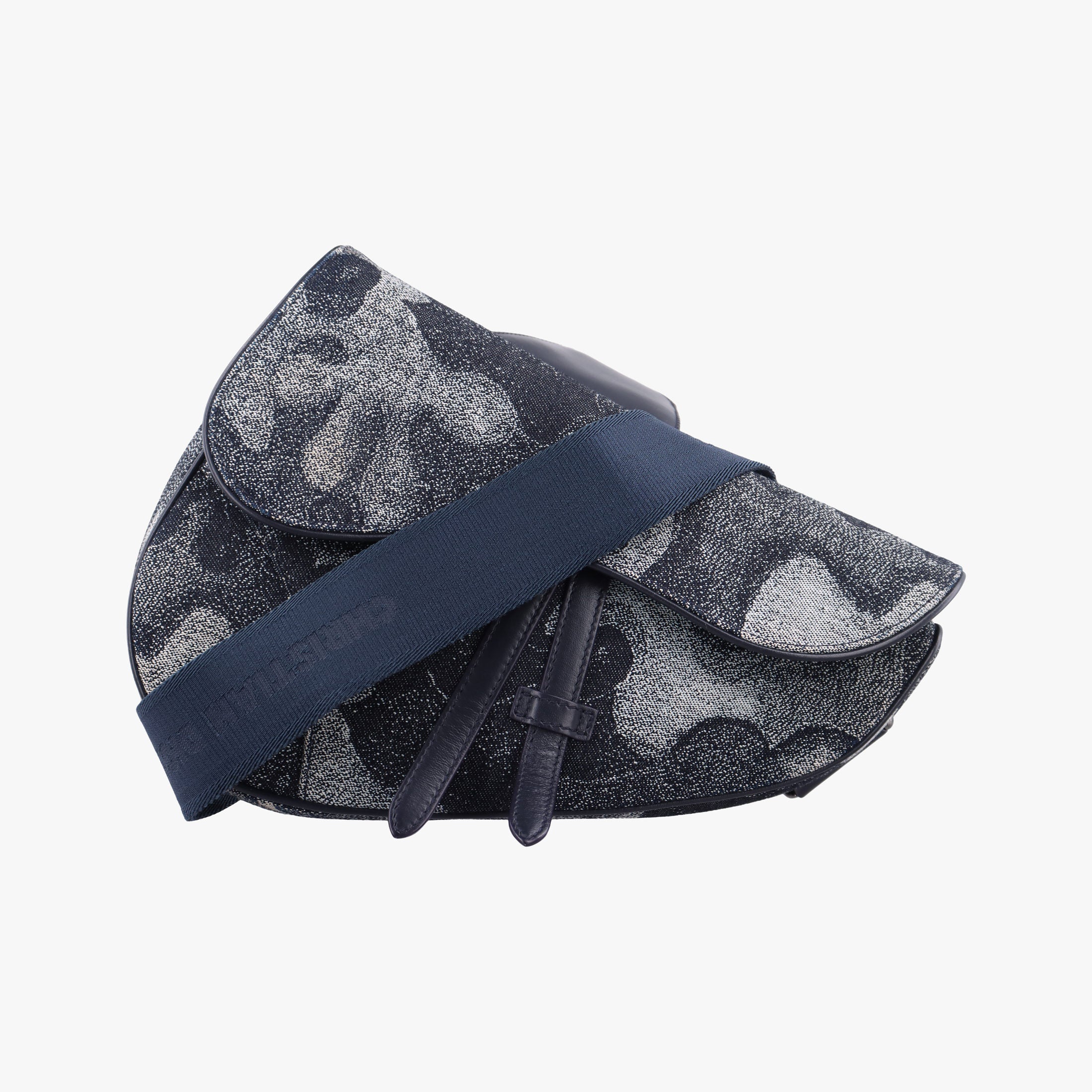 Saddle Navy×white Canvas×Leather 11-BO-0271サドル ネイビー×ホワイト キャンバス×レザー 11-BO-0271