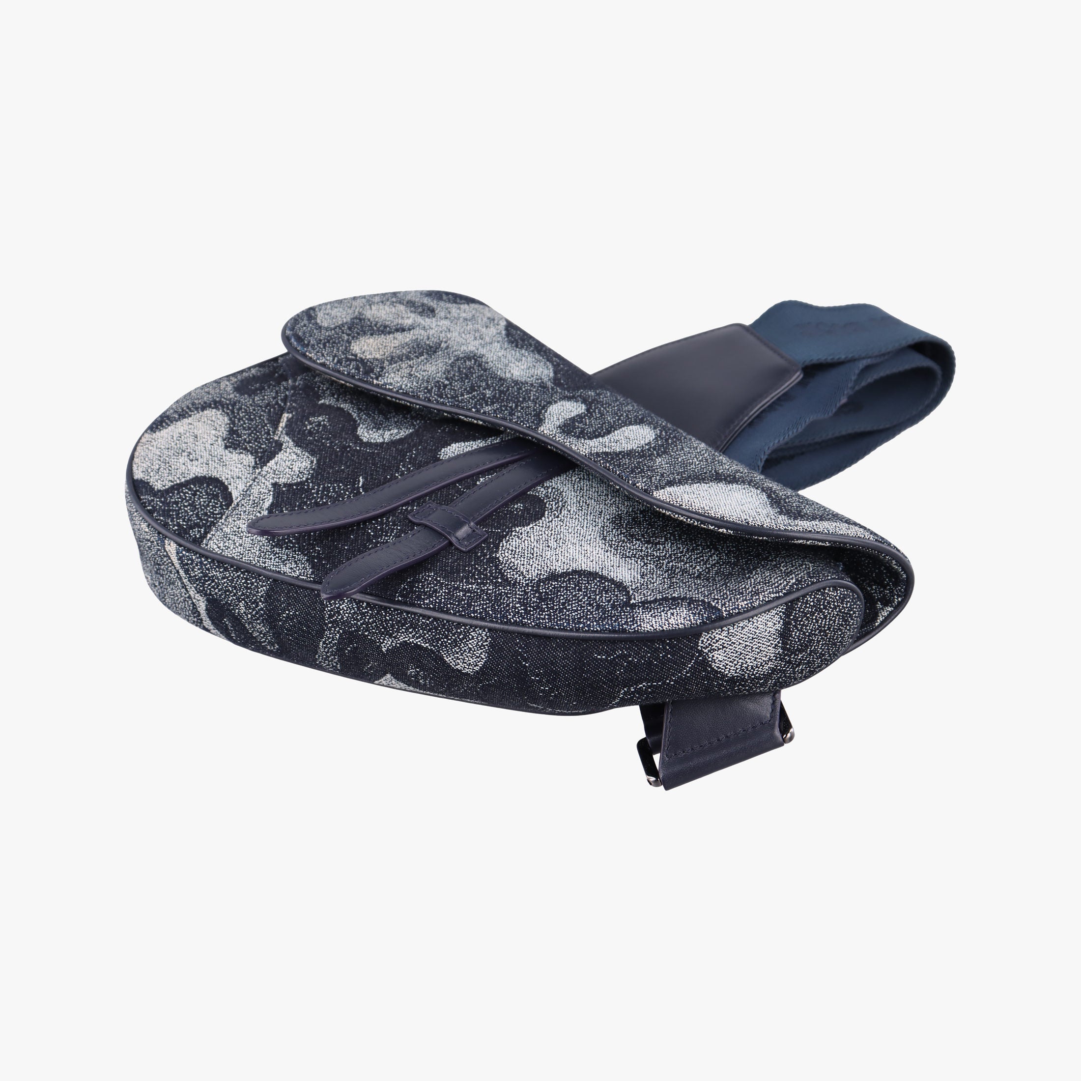 Saddle Navy×white Canvas×Leather 11-BO-0271サドル ネイビー×ホワイト キャンバス×レザー 11-BO-0271