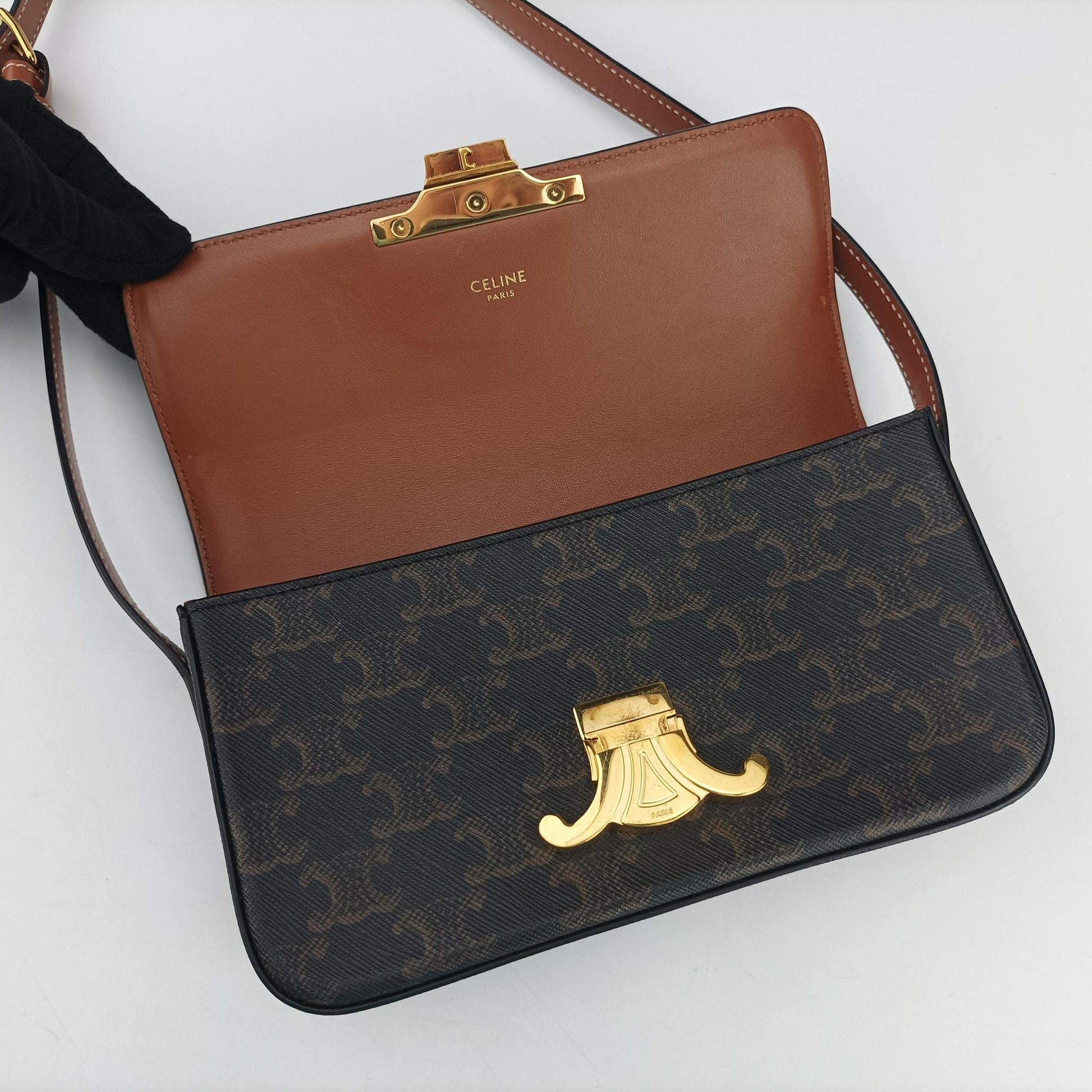 Claude Triomphe Brown PVC coated canvas W-CU-2291クロード トリオンフ ブラウン PVCコーティングキャンバス W-CU-2291