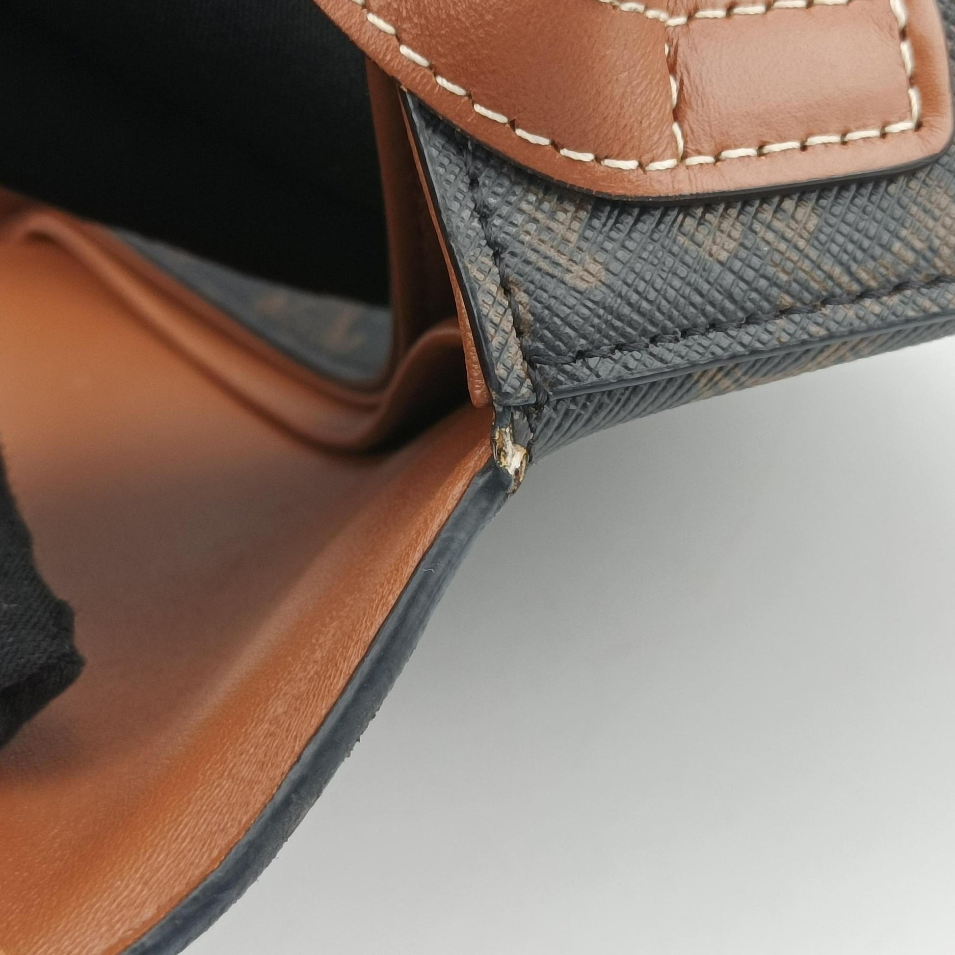 Claude Triomphe Brown PVC coated canvas W-CU-2291クロード トリオンフ ブラウン PVCコーティングキャンバス W-CU-2291