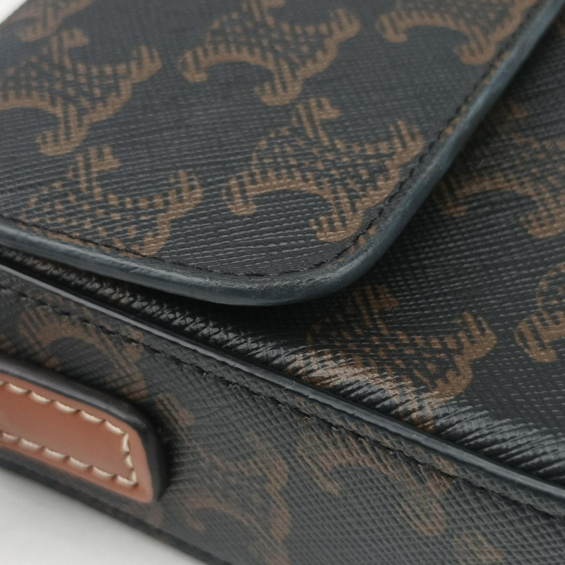 Claude Triomphe Brown PVC coated canvas W-CU-2291クロード トリオンフ ブラウン PVCコーティングキャンバス W-CU-2291