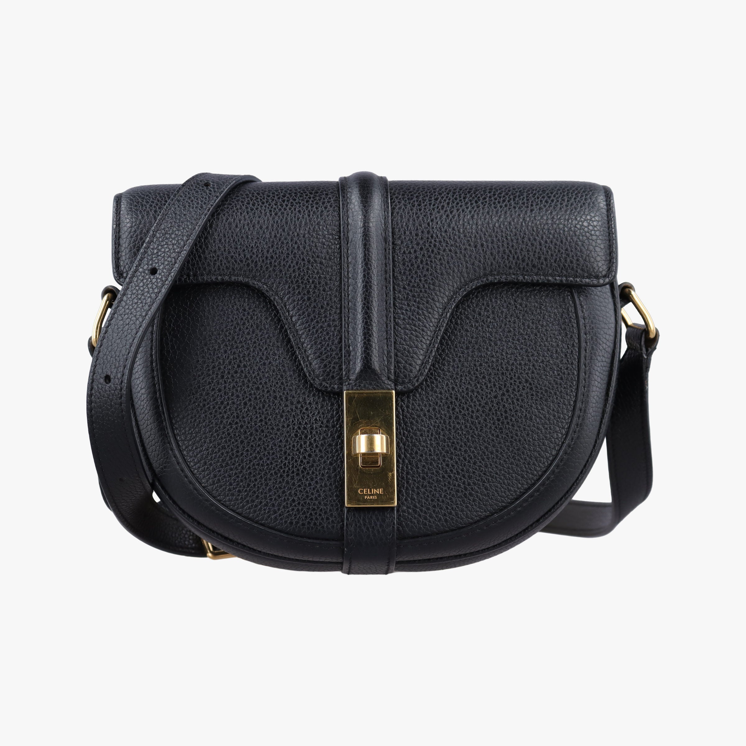 Small Besace 16 Black Leather F-LM-118916(セーズ) ブザス スモール ブラック レザー F-LM-1189