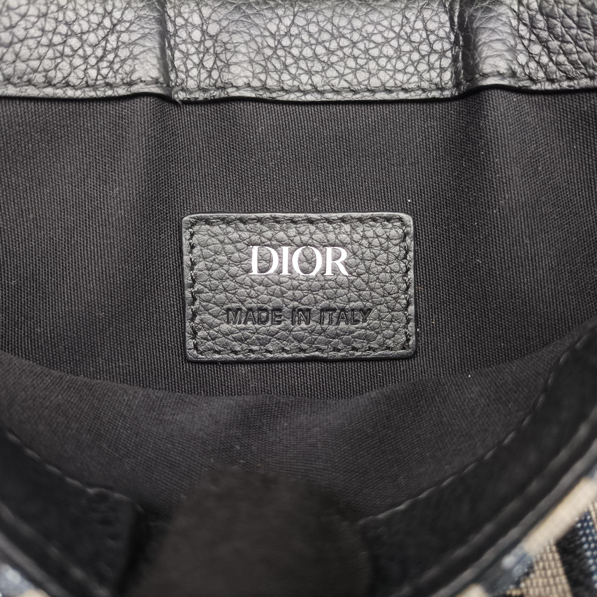 Saddle Pouch Navy×Black Jacquard×Leather 03-BO-0270サドル ポーチ ネイビー×ブラック ジャガード×レザー 03-BO-0270
