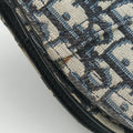 Saddle Pouch Navy×Black Jacquard×Leather 03-BO-0270サドル ポーチ ネイビー×ブラック ジャガード×レザー 03-BO-0270